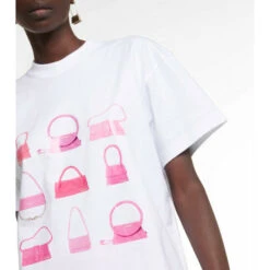 Buy ⌛ Jacquemus Le T-shirt Sacs Printed T-shirt 😉 -Jacquemus - shop unnamed file 1012