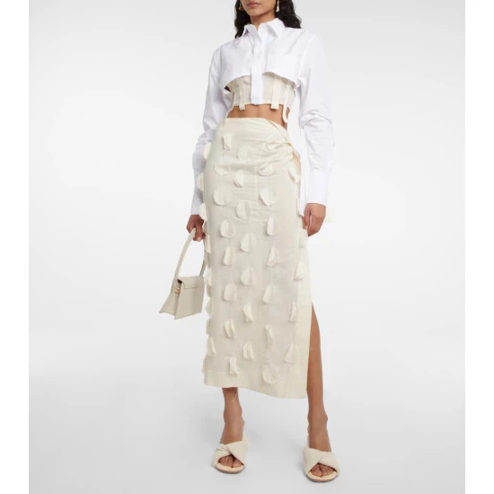 Best deal 👏 Jacquemus Cinta Cropped Cotton 👕 Shirt 🎉 2 Best deal 👏 Jacquemus Cinta Cropped Cotton 👕 Shirt 🎉