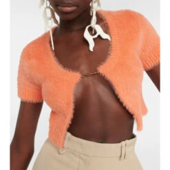 Wholesale 🔔 Jacquemus La Maille Neve Logo Cropped Cardigan ❤️ -Jacquemus - shop unnamed file 105