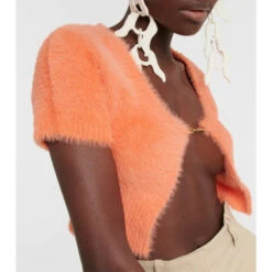 Wholesale 🔔 Jacquemus La Maille Neve Logo Cropped Cardigan ❤️ -Jacquemus - shop unnamed file 106