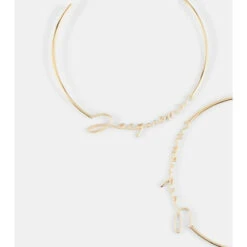 Discount 🌟 Jacquemus Les Créoles Logo Hoop Earrings 🤩 -Jacquemus - shop unnamed file 157