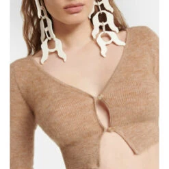 Cheapest 😉 Jacquemus Le Cardigan Alzou Mohair-blend Cardigan ✨ -Jacquemus - shop unnamed file 208