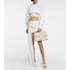 Best deal 👍 Jacquemus Le Bambino Canvas Shoulder Bag 😉