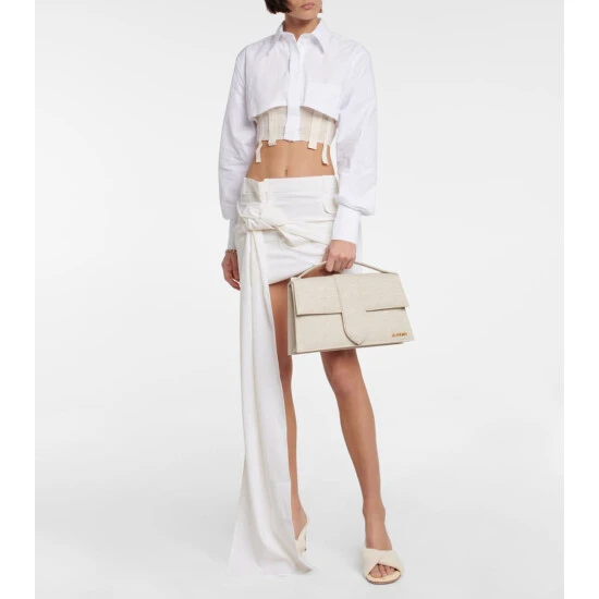 Best deal π Jacquemus Le Bambino Canvas Shoulder Bag π 3 Best deal π Jacquemus Le Bambino Canvas Shoulder Bag π