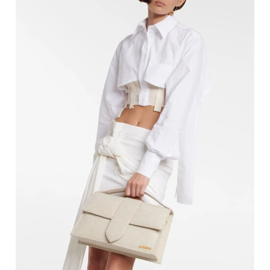 Best deal π Jacquemus Le Bambino Canvas Shoulder Bag π 7 Best deal π Jacquemus Le Bambino Canvas Shoulder Bag π - Image 5