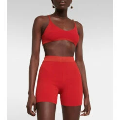 Best Sale 🧨 Jacquemus Le Short Pralu Ribbed-knit Shorts 🎁