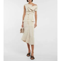 New 👍 Jacquemus La Robe Camargue Midi 👗 Dress 🌟