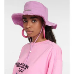 Cheapest ⌛ Jacquemus Le Bob Artichaut Cotton Hat 🛒