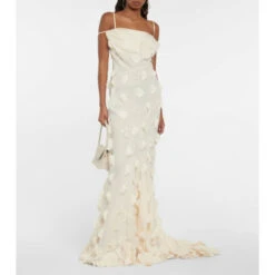 Buy 👍 Jacquemus La Robe Draggiu Appliquéd Cotton Gown ⌛