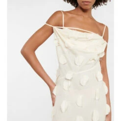 Promo 😍 Jacquemus La Robe Pois Appliquéd Cotton Gown 😀 -Jacquemus - shop unnamed file 399
