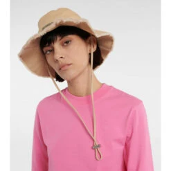 Promo 🥰 Jacquemus Le Bob Artichaut Frayed Bucket Hat 😉