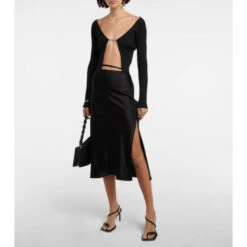 Best deal 🧨 Jacquemus La Jupe Notte Satin Midi 👗 Skirt 👍