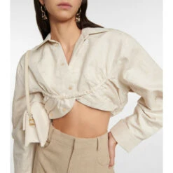 Promo 🎉 Jacquemus La Chemise Machou Cotton And Linen 👕 Shirt ❤️ -Jacquemus - shop unnamed file 441