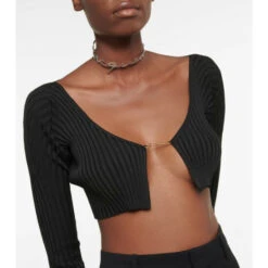 Deals ⌛ Jacquemus La Maille Pralù Ribbed-knit Cardigan ⭐ -Jacquemus - shop unnamed file 498