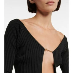 Budget 👍 Jacquemus La Maille Pralù Longue Logo Cardigan 😀 -Jacquemus - shop unnamed file 540