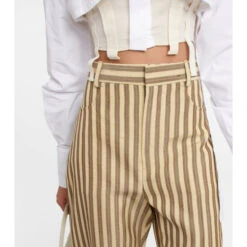 Best Sale ❤️ Jacquemus Le Pantalon Sauge Striped Straight Pants 😀 -Jacquemus - shop unnamed file 591