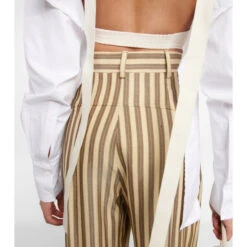 Best Sale ❤️ Jacquemus Le Pantalon Sauge Striped Straight Pants 😀 -Jacquemus - shop unnamed file 593