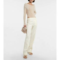 Best deal 🤩 Jacquemus Le Body Vovo Off-shoulder Bodysuit 👍