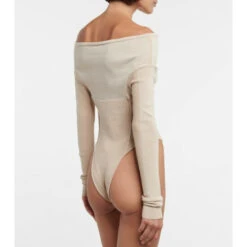 Best deal 🤩 Jacquemus Le Body Vovo Off-shoulder Bodysuit 👍 -Jacquemus - shop unnamed file 604