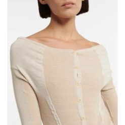 Best deal 🤩 Jacquemus Le Body Vovo Off-shoulder Bodysuit 👍 -Jacquemus - shop unnamed file 605