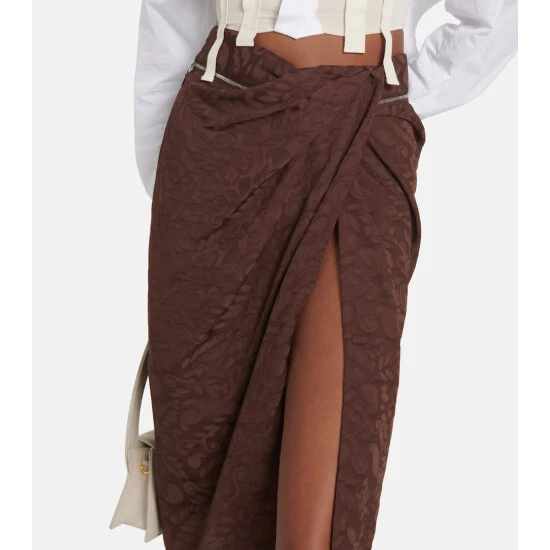 Discount ๐ Jacquemus La Jupe Bodri Printed Wrap ๐ Skirt โจ 5 Discount ๐ Jacquemus La Jupe Bodri Printed Wrap ๐ Skirt โจ - Image 3