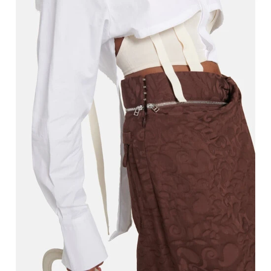 Discount ๐ Jacquemus La Jupe Bodri Printed Wrap ๐ Skirt โจ 6 Discount ๐ Jacquemus La Jupe Bodri Printed Wrap ๐ Skirt โจ - Image 4