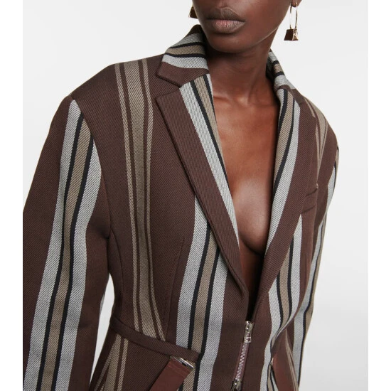 New ๐ Jacquemus La Veste Filu Striped Twill Blazer ๐ 5 New ๐ Jacquemus La Veste Filu Striped Twill Blazer ๐ - Image 3