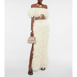 Deals 🔥 Jacquemus Nube Alpaca Wool-blend Crop Top ✨