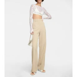 Discount ⌛ Jacquemus Le Haut Musu Lace Crop Top ✨