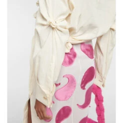 Discount 🛒 Jacquemus La Chemise Lupo Knotted Cotton Top 🔥 -Jacquemus - shop unnamed file 735