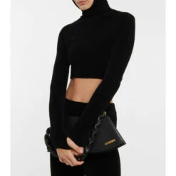 Best Pirce 🤩 Jacquemus High-neck Knit Crop Top 🔥 -Jacquemus - shop unnamed file 754