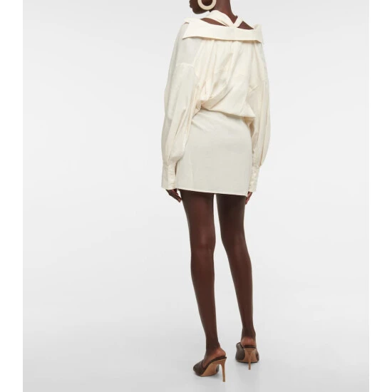 Best deal ๐งจ Jacquemus La Robe Agui Gathered Cotton Minidress ๐ 4 Best deal ๐งจ Jacquemus La Robe Agui Gathered Cotton Minidress ๐ - Image 2