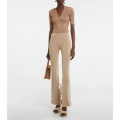 Coupon 🔔 Jacquemus Le Pantalon Duci Ribbed-knit Pants 😍