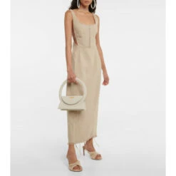 Promo 🔥 Jacquemus Le Robe Sagiu Cutout Maxi 👗 Dress ✔️