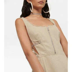 Promo 🔥 Jacquemus Le Robe Sagiu Cutout Maxi 👗 Dress ✔️ -Jacquemus - shop unnamed file 805