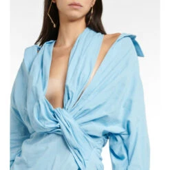 Buy 👍 Jacquemus La Robe Agui Cotton Minidress 💯 -Jacquemus - shop unnamed file 828