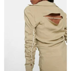 Outlet ❤️ Jacquemus La Chemise Soffio Gathered 👕 Shirt 😍 -Jacquemus - shop unnamed file 859