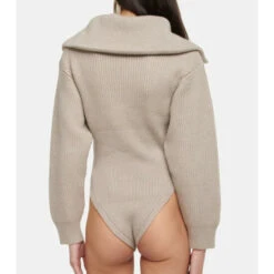 Flash Sale 🎉 Jacquemus Le Body Risoul Wool Bodysuit ⭐ -Jacquemus - shop unnamed file 872