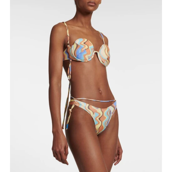 Cheap 👏 Jacquemus Le Haut Aouro Printed 👙 Bikini Top 🎉 3 Cheap 👏 Jacquemus Le Haut Aouro Printed 👙 Bikini Top 🎉