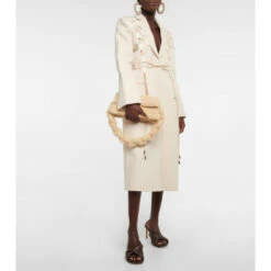 Budget 🎁 Jacquemus Le Manteau Lacciu Lace-up Wool 🧥 Coat ⌛