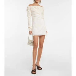 Cheapest 🤩 Jacquemus La Robe Biasi Off-shoulder Minidress 👍